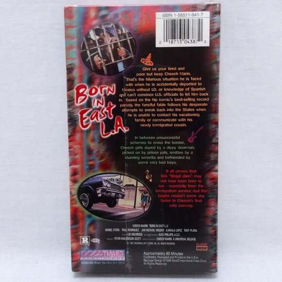 Born in East L.A. VHS Cheech Marin Paul Rodriquez Rated R NEW HTF - Picture 2 of 6